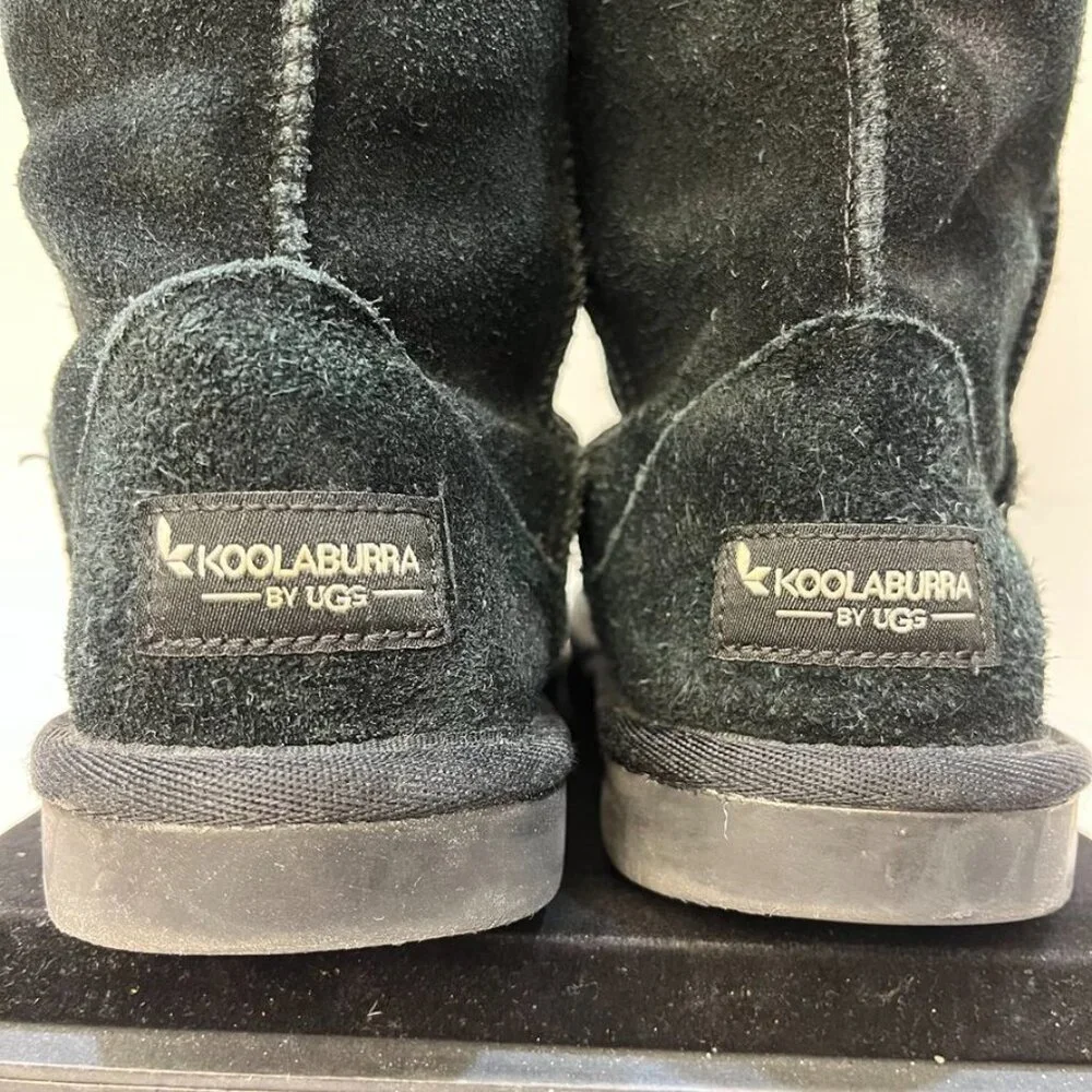 Koolaburra by UGG Suede Mid-Calf Boots Black Size 2